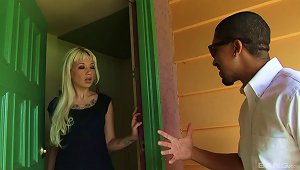 A Black Guy Lays The Pipe To The Sexy White Girl Next Door