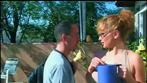 Busty Rebecca Bardoux Gets Fucked  Outdoors