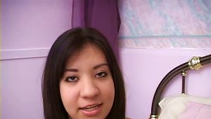 A Pretty Amateur Latina Shows How She Loves To Give Handjobs