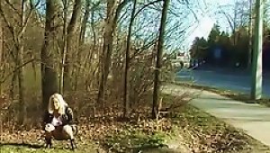Pissing As Cars Drive By
