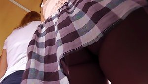 Hidden Cam Shows Us A Cute Black Panties