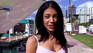 Young Latina Veronica Rodriguez Having Sex In The Car