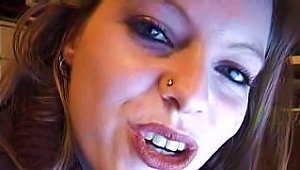 Hot Kyla King With Piercing On Her Nose Wants To Ride On His Weiner