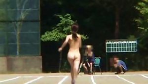 Asian  In Nude Track And Field Part3
