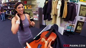 A Chick In A Pawn Shop Fucks To Get A Better Deal On Her Item